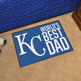 Kansas City Royals Royals World's Best Dad Starter Doormat - 19x30