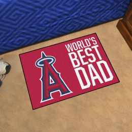 Los Angeles Angels Angels World's Best Dad Starter Doormat - 19x30