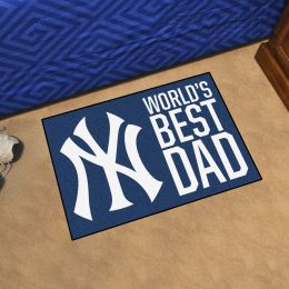 New York Yankees Yankees World's Best Dad Starter Doormat - 19x30