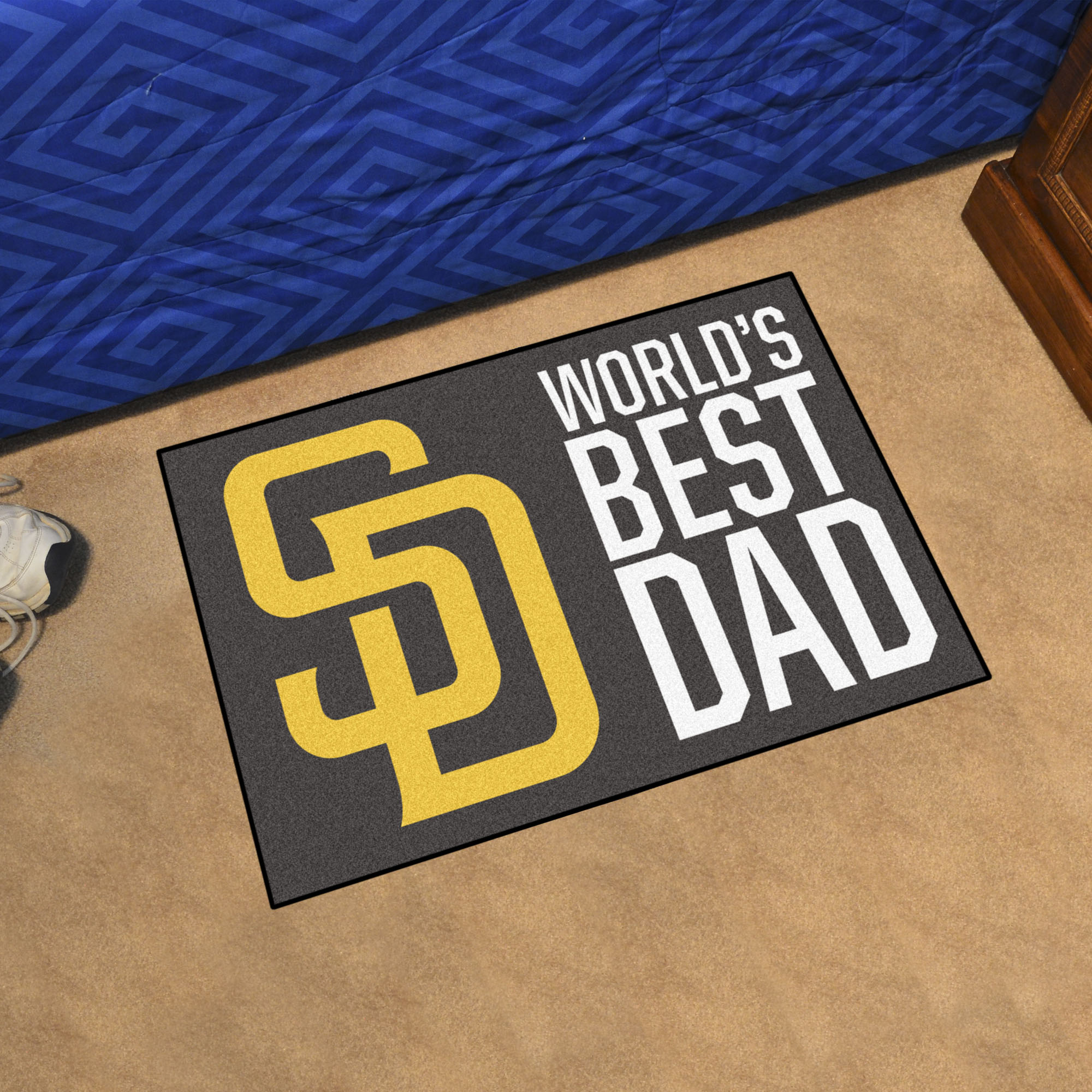 San Diego Padres Padres World's Best Dad Starter Doormat - 19x30