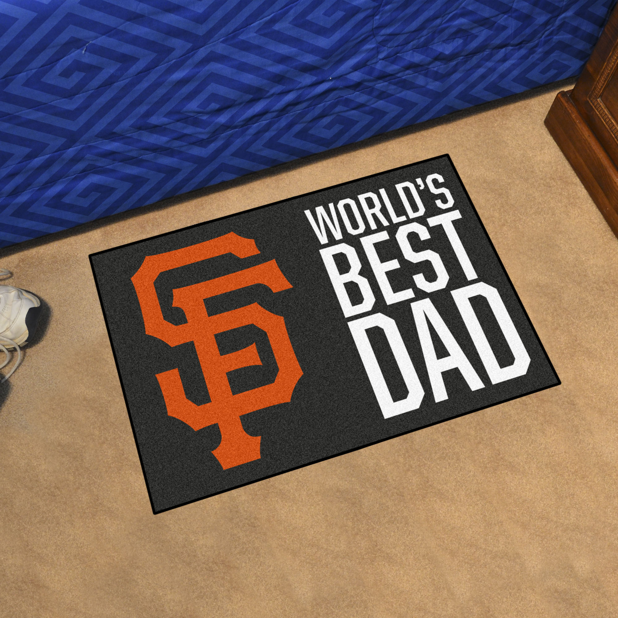 San Francisco Giants Giants World's Best Dad Starter Doormat - 19x30