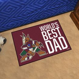 Arizona Coyotes Coyotes World's Best Dad Starter Doormat - 19x30