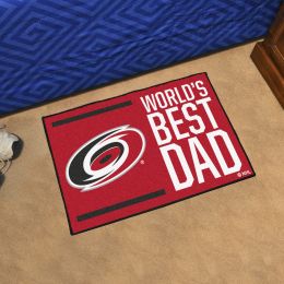 Carolina Hurricanes Hurricanes World's Best Dad Starter Doormat - 19x30