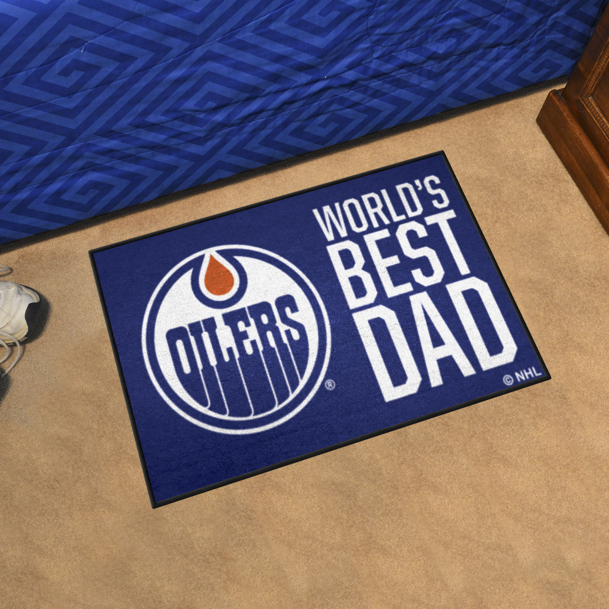 Edmonton Oilers Oilers World's Best Dad Starter Doormat - 19x30