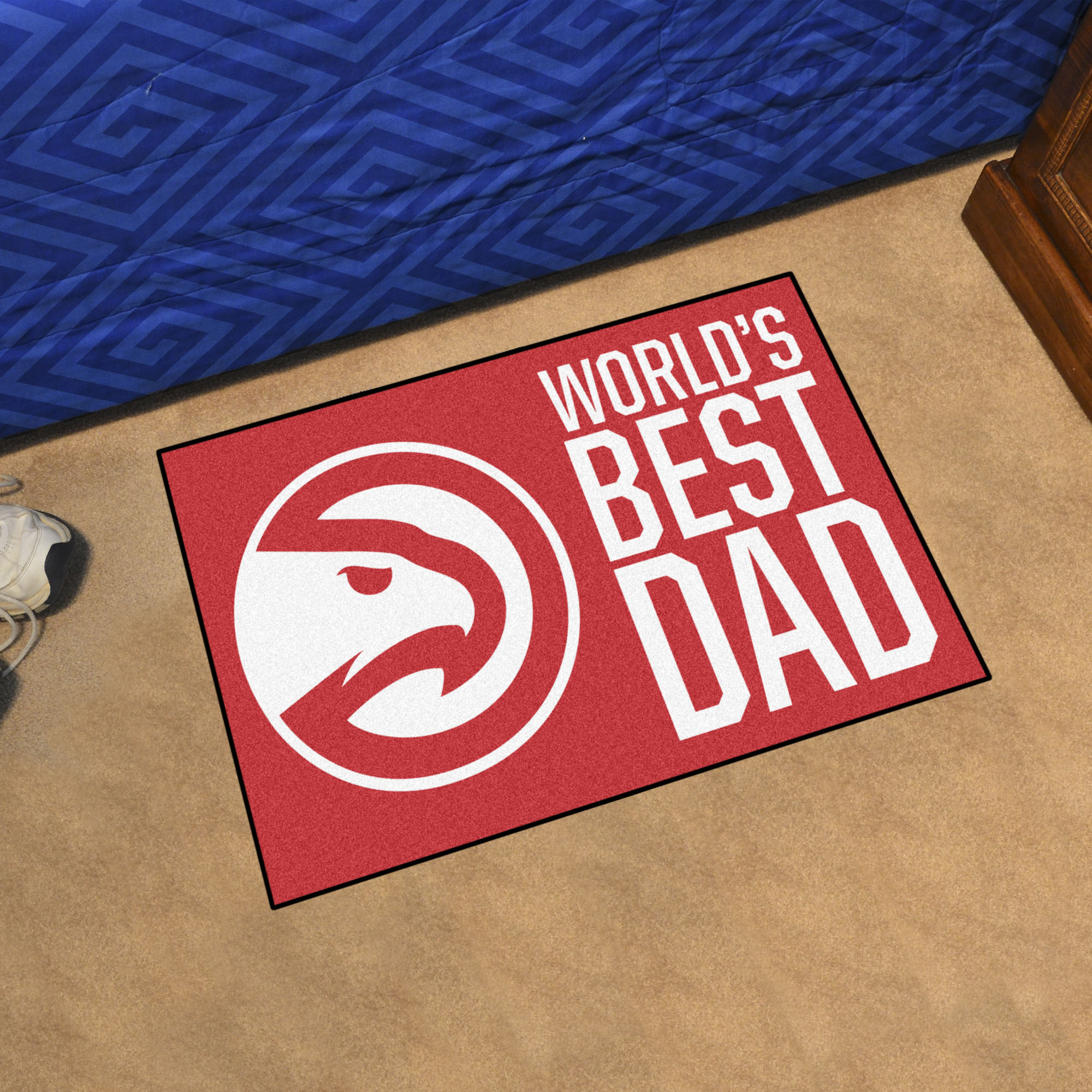 Atlanta Hawks Hawks World's Best Dad Starter Doormat - 19x30