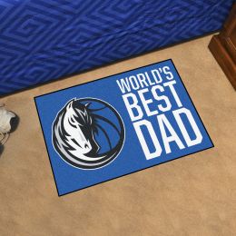 Dallas Mavericks Mavericks World's Best Dad Starter Doormat - 19x30