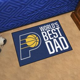 Indiana Pacers Pacers World's Best Dad Starter Doormat - 19x30