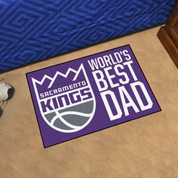 Sacramento Kings Kings World's Best Dad Starter Doormat - 19x30