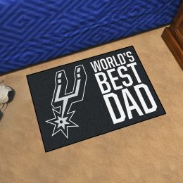 San Antonio Spurs Spurs World's Best Dad Starter Doormat - 19x30