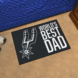 San Antonio Spurs Spurs World's Best Dad Starter Doormat - 19x30