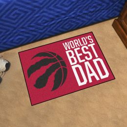 Toronto Raptors Raptors World's Best Dad Starter Doormat - 19x30