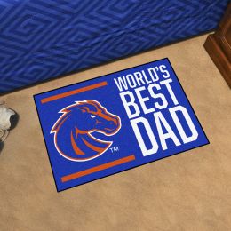 Boise State Worlds Best Dad Starter Doormat - 19" x 30"