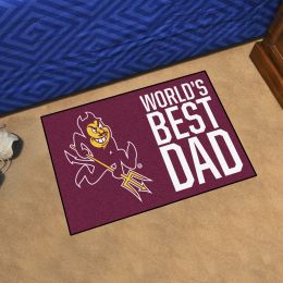 Arizona State  Sun Devils World's Best Dad Starter Doormat - 19x30