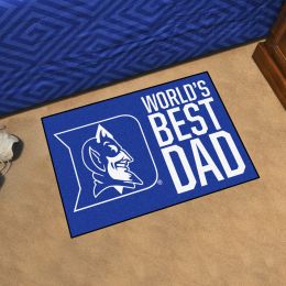 Duke  Blue Devils World's Best Dad Starter Doormat - 19x30