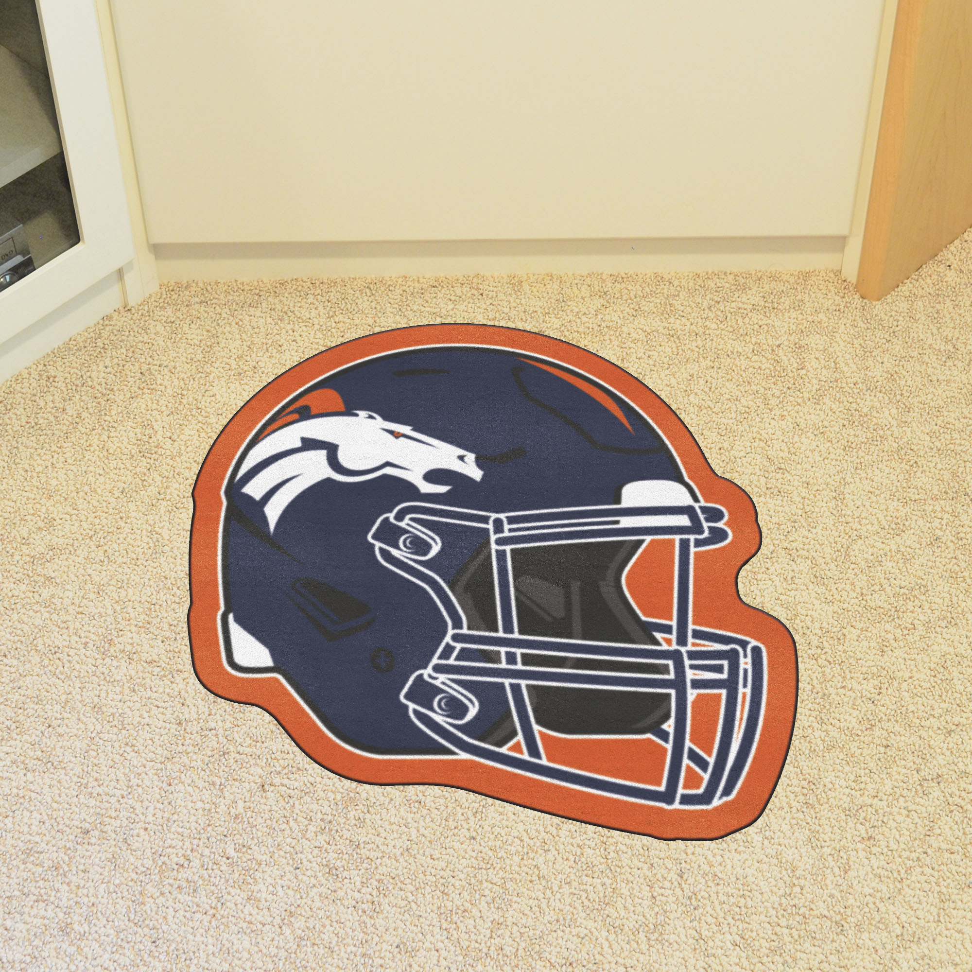 Denver Broncos Mascot Mat - Helmet
