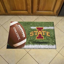 Iowa State Cyclones Football Scrapper Mat - 19 x 30 Rubber