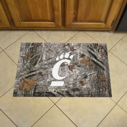 Cincinnati Bearcats Camo Scrapper Mat - 19 x 30 Rubber