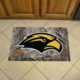 Southern Miss Golden Eagles Camo Scrapper Mat - 19 x 30 Rubber