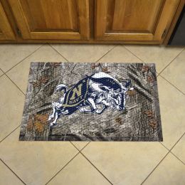 Navy Midshipmen Camo Scrapper Mat - 19 x 30 Rubber