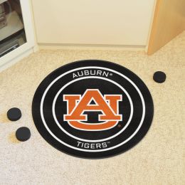 Auburn Tigers Hockey Puck Shaped Area Rug