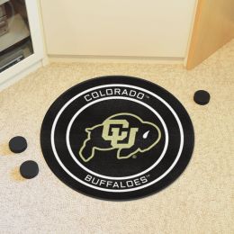 Colorado Buffaloes Hockey Puck Shaped Area Rug