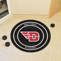 Dayton Flyers Hockey Puck Shaped Area Rug
