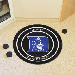 Duke Blue Devils Hockey Puck Shaped Area Rug
