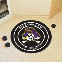 East Carolina Pirates Hockey Puck Shaped Area Rug