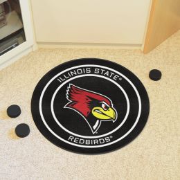 Illinois State Redbirds Hockey Puck Shaped Area Rug