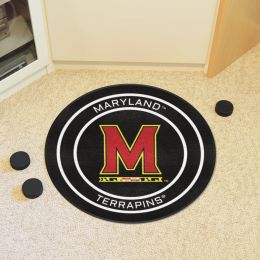 Maryland Terrapins Hockey Puck Shaped Area Rug