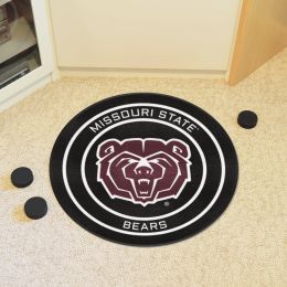 Missouri State Bears Hockey Puck Shaped Area Rug