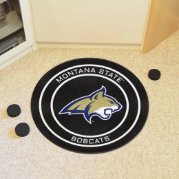 Montana State Grizzlies Hockey Puck Shaped Area Rug