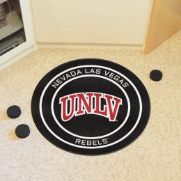 UNLV Rebels Hockey Puck Shaped Area Rug