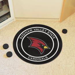 Saginaw Valley State Cardinals Hockey Puck Shaped Area Rug