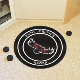 St. Joseph's Red Storm Hockey Puck Shaped Area Rug