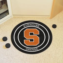 Syracuse Orange Hockey Puck Shaped Area Rug