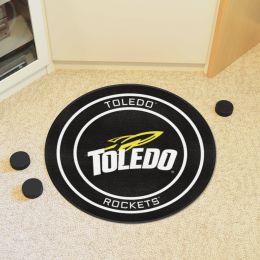 Toledo Rockets Hockey Puck Shaped Area Rug