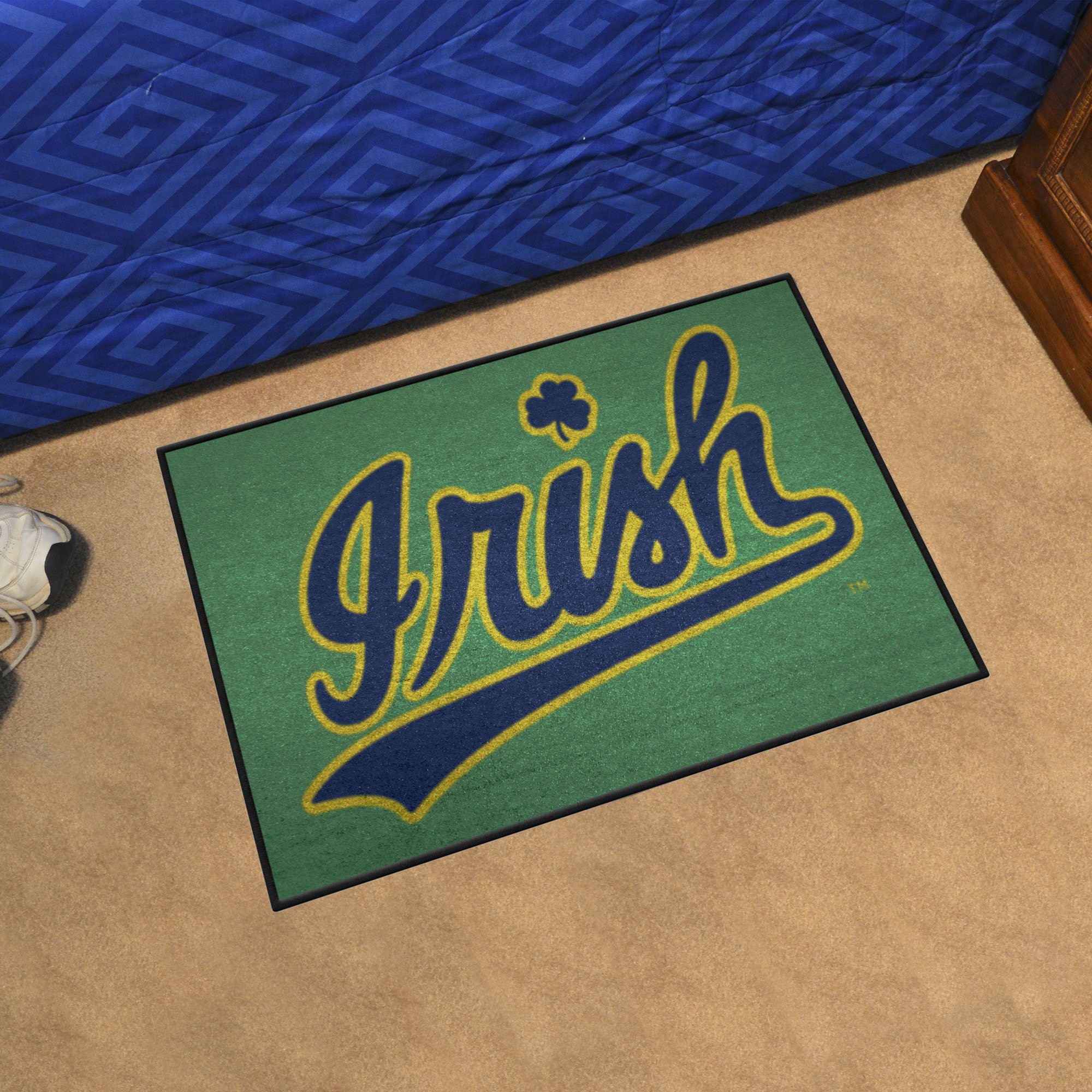 Notre Dame Fighting Irish Starter Mat Slogan 19 X 30 notre-dame-fighting-irish-starter-mat-slogan-19-x-30