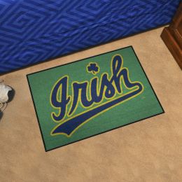 Notre Dame Fighting Irish Starter Mat Slogan - 19 x 30