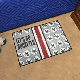 Ohio State Buckeyes Starter Mat Slogan - 19 x 30