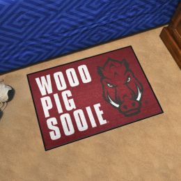 Arkansas Razorbacks Starter Mat Slogan - 19 x 30