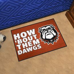 Georgia Bulldogs Starter Mat Slogan - 19 x 30