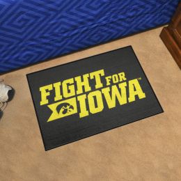 Iowa Hawkeyes Starter Mat Slogan - 19 x 30
