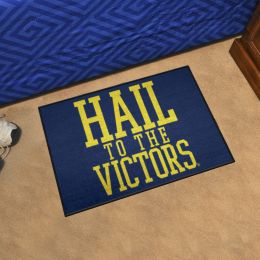 Michigan Wolverines Starter Mat Slogan - 19 x 30