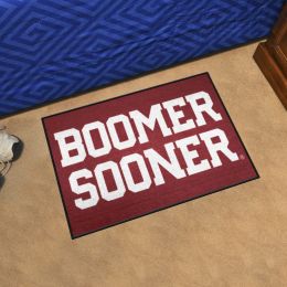 Oklahoma Sooners Starter Mat Slogan - 19 x 30