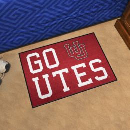 Utah Utes Starter Mat Slogan - 19 x 30