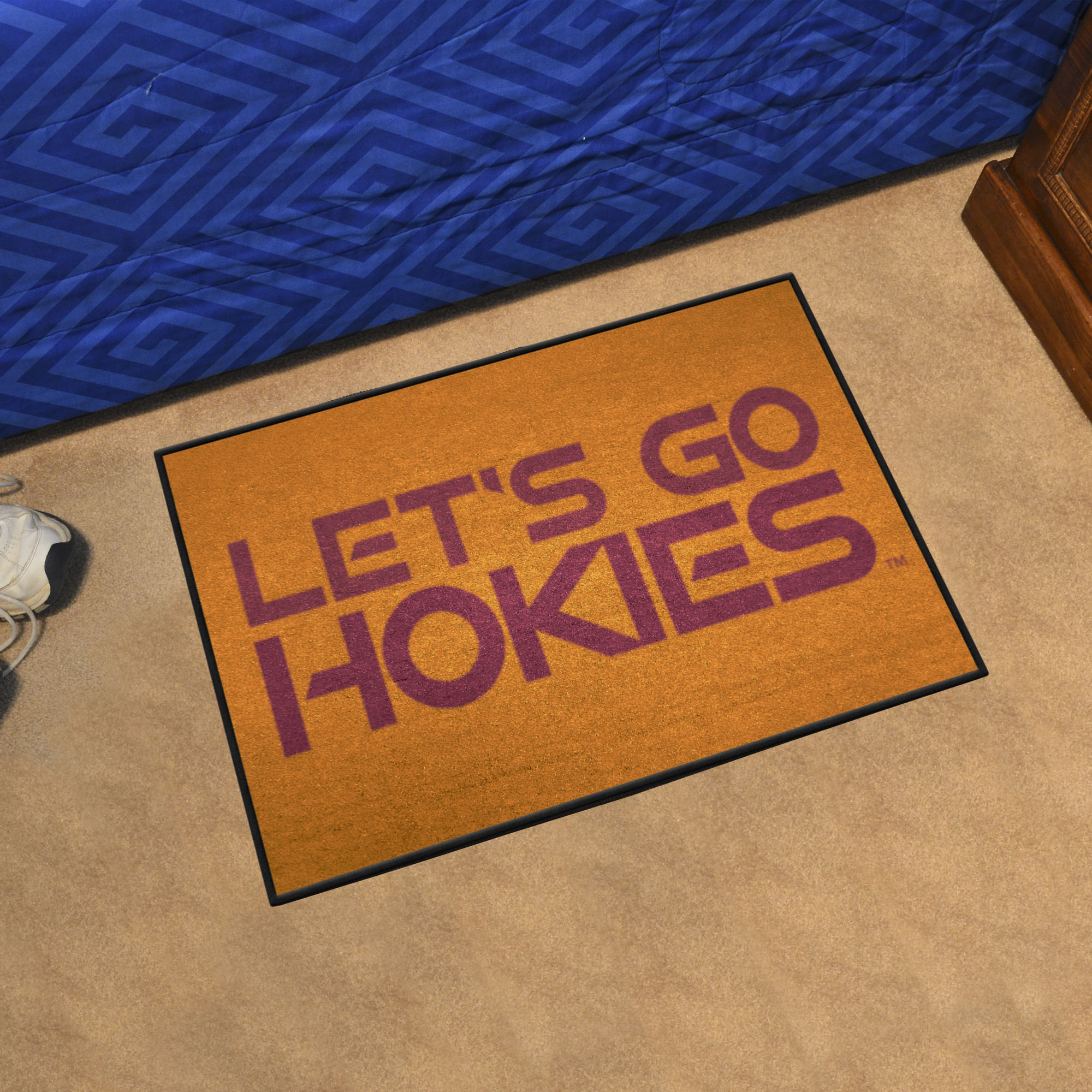 Virginia Tech Hokies Starter Mat Slogan - 19 x 30