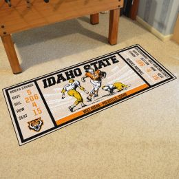 Idaho State Bengals Ticket Runner Mat - 29.5 x 72