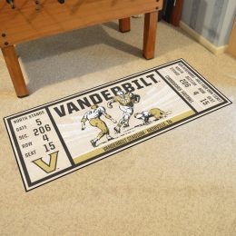 Vanderbilt Commodores Ticket Runner Mat - 29.5 x 72