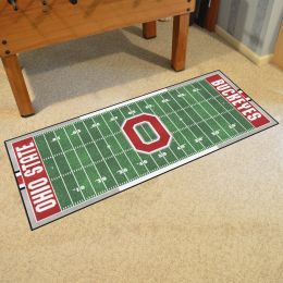 Ohio State Buckeyes Football Field Runner - Nylon 30 x 72